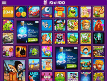 Tablet Screenshot of kizi100.com